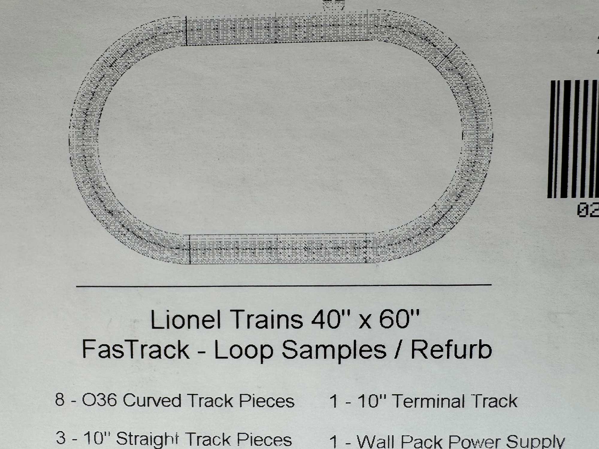 FasTrack 40"x 60" Oval Track Pack - Samples / Refurb