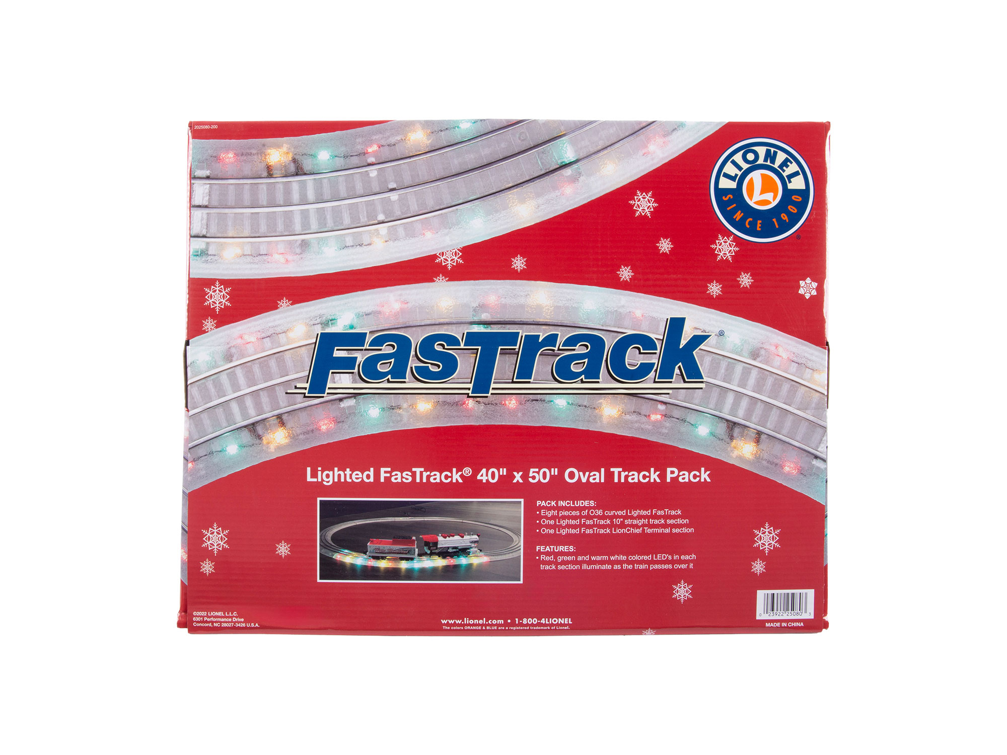 LIONEL FASTRACK 40x60 OVAL TRAIN TRACK SET With LionChief Power Supply