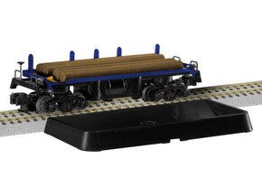 Alaska Log dump car