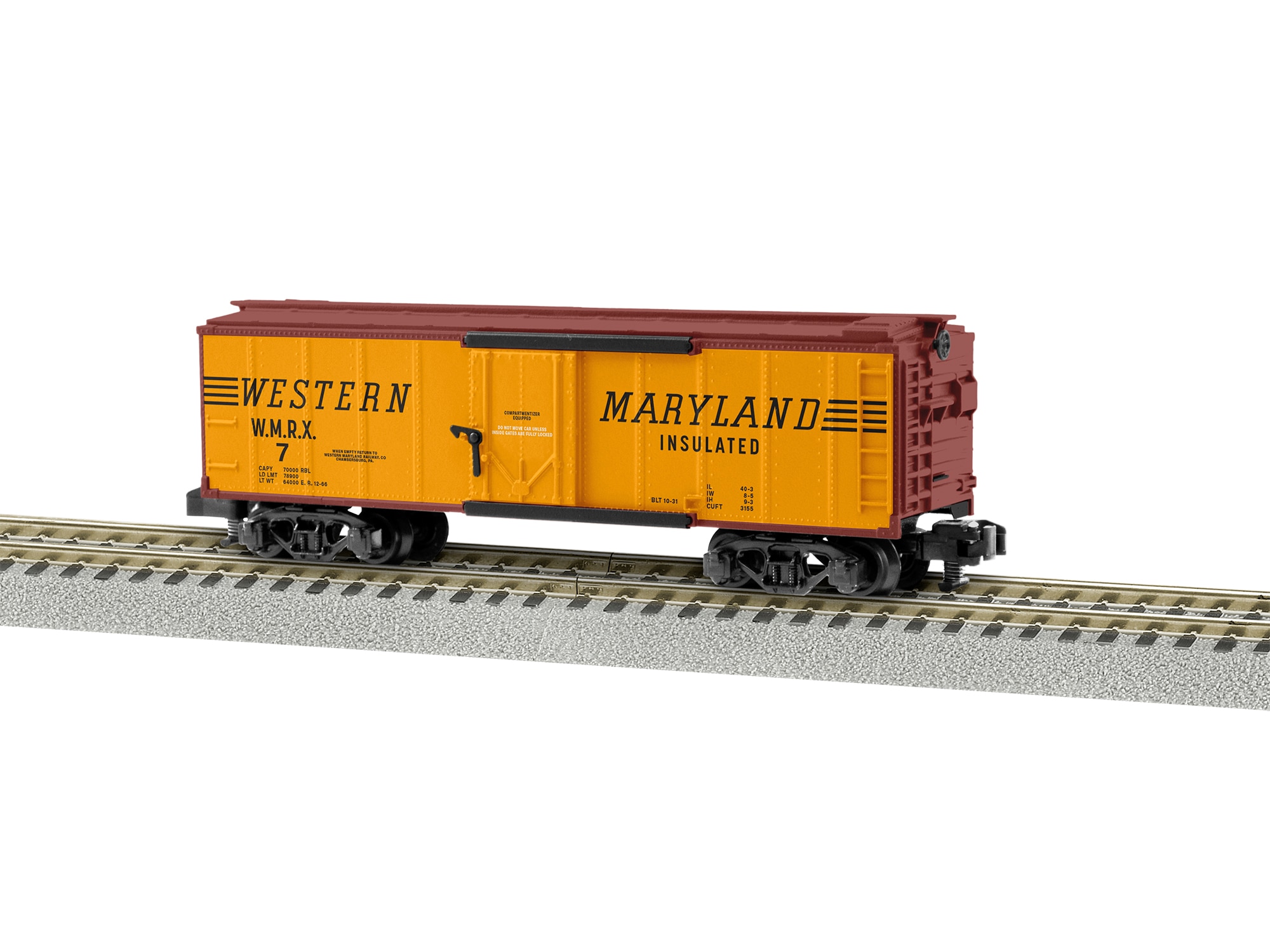 Western Maryland Insulated Boxcar #7