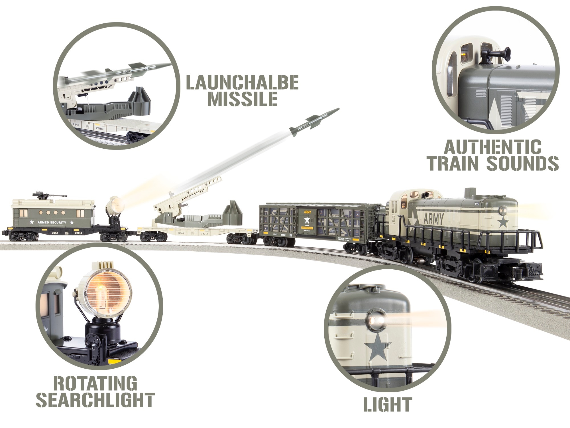 Army Freight LionChief Set