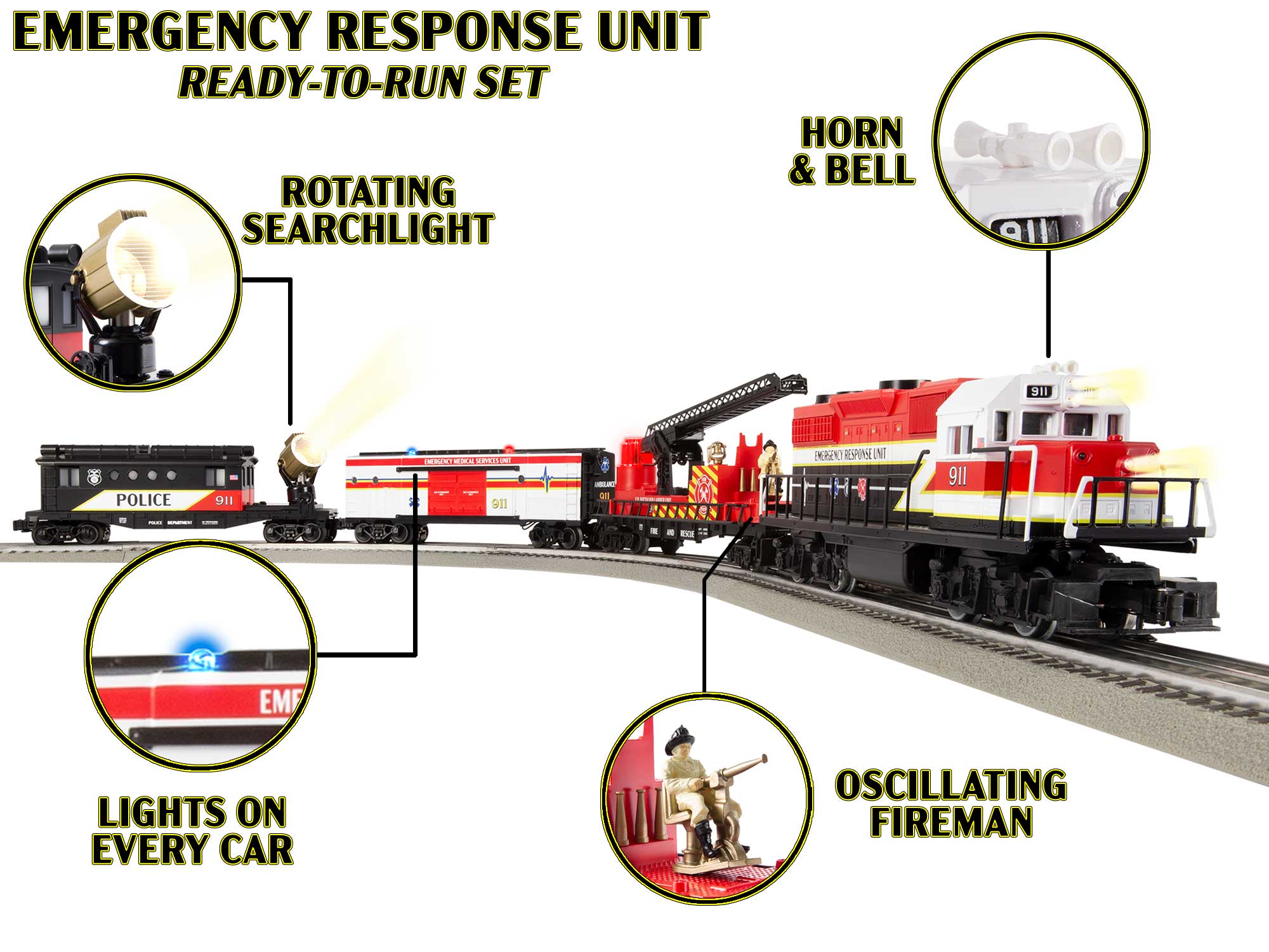 Emergency Response LionChief Bluetooth 5.0 Set