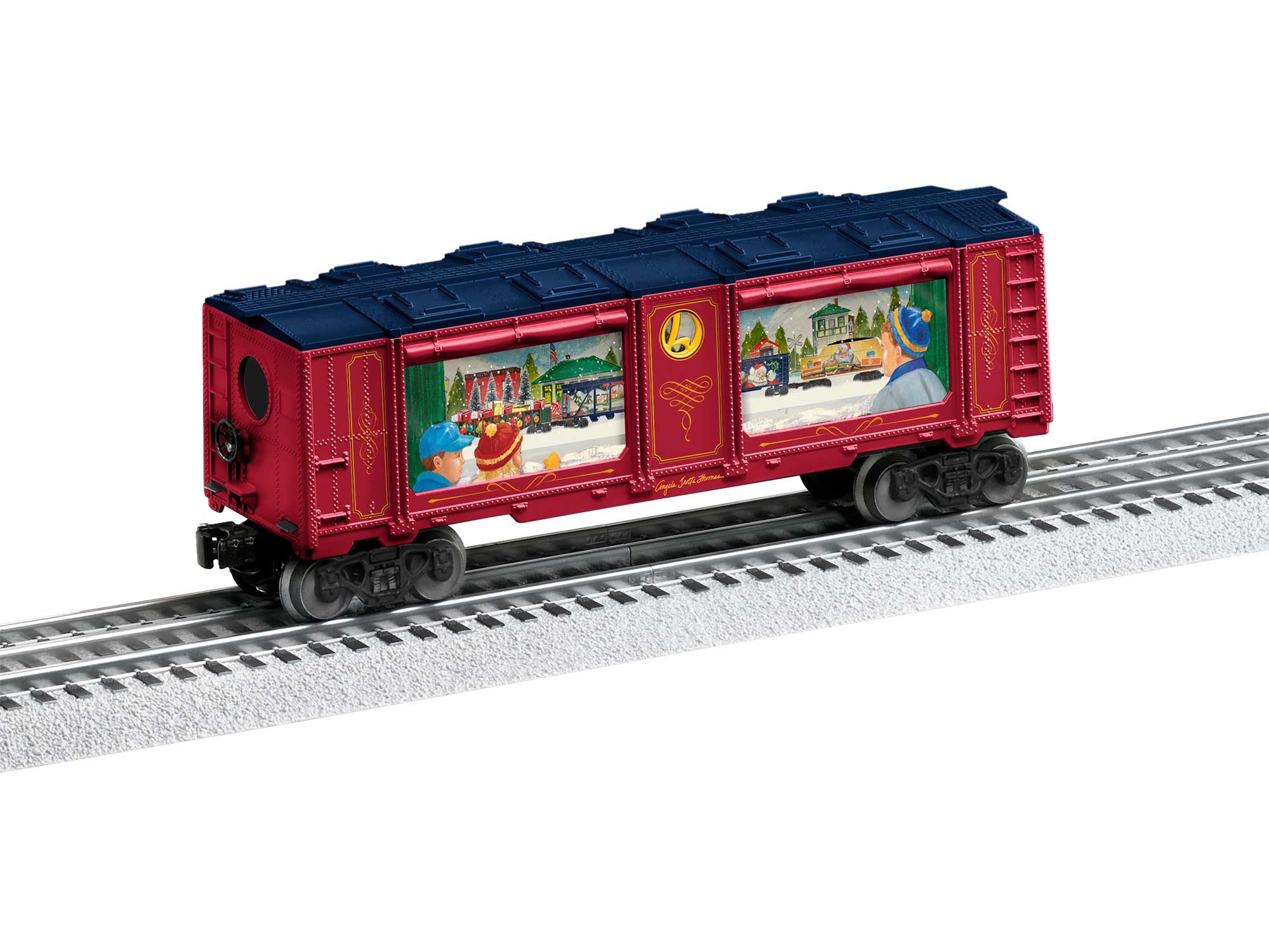 Angela Trotta Thomas Christmas Aquarium Car