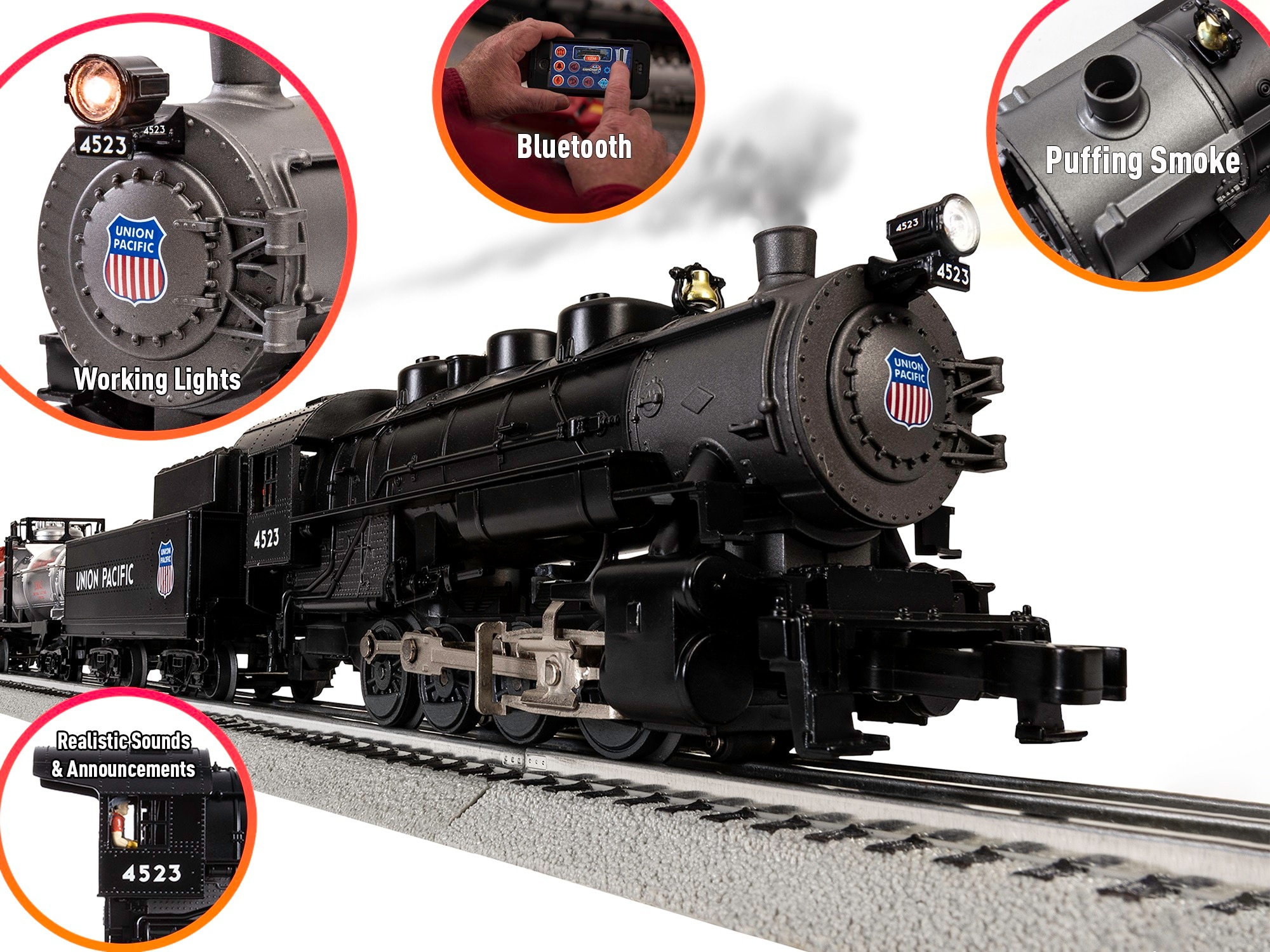 Union Pacific Flyer LionChief® Bluetooth 5.0 Set