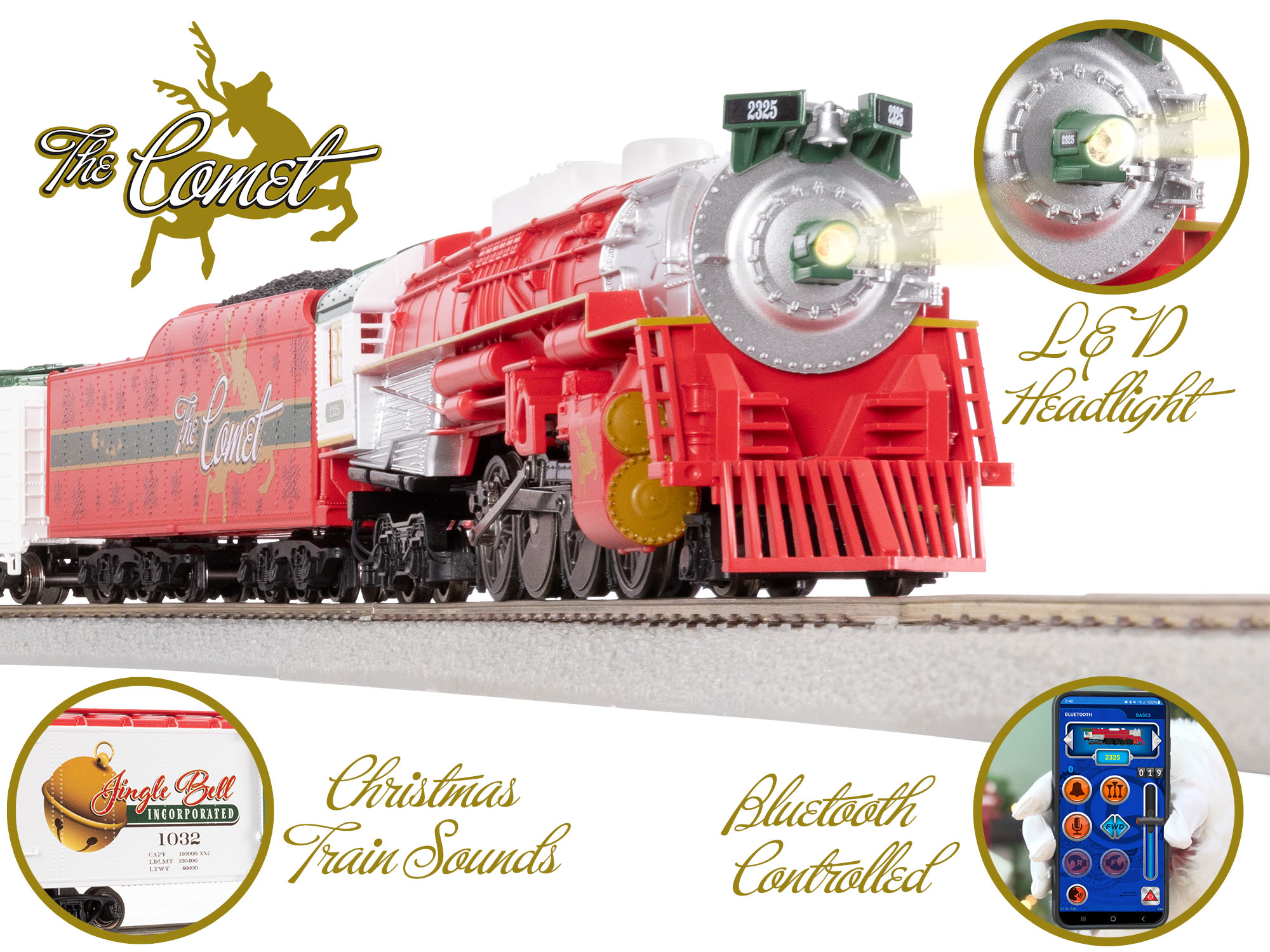 HO "The Comet" Christmas Freight Set