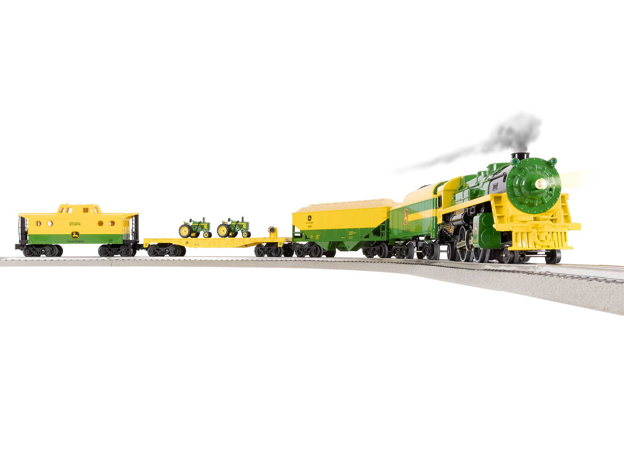 John Deere Steam Freight LionChief Set