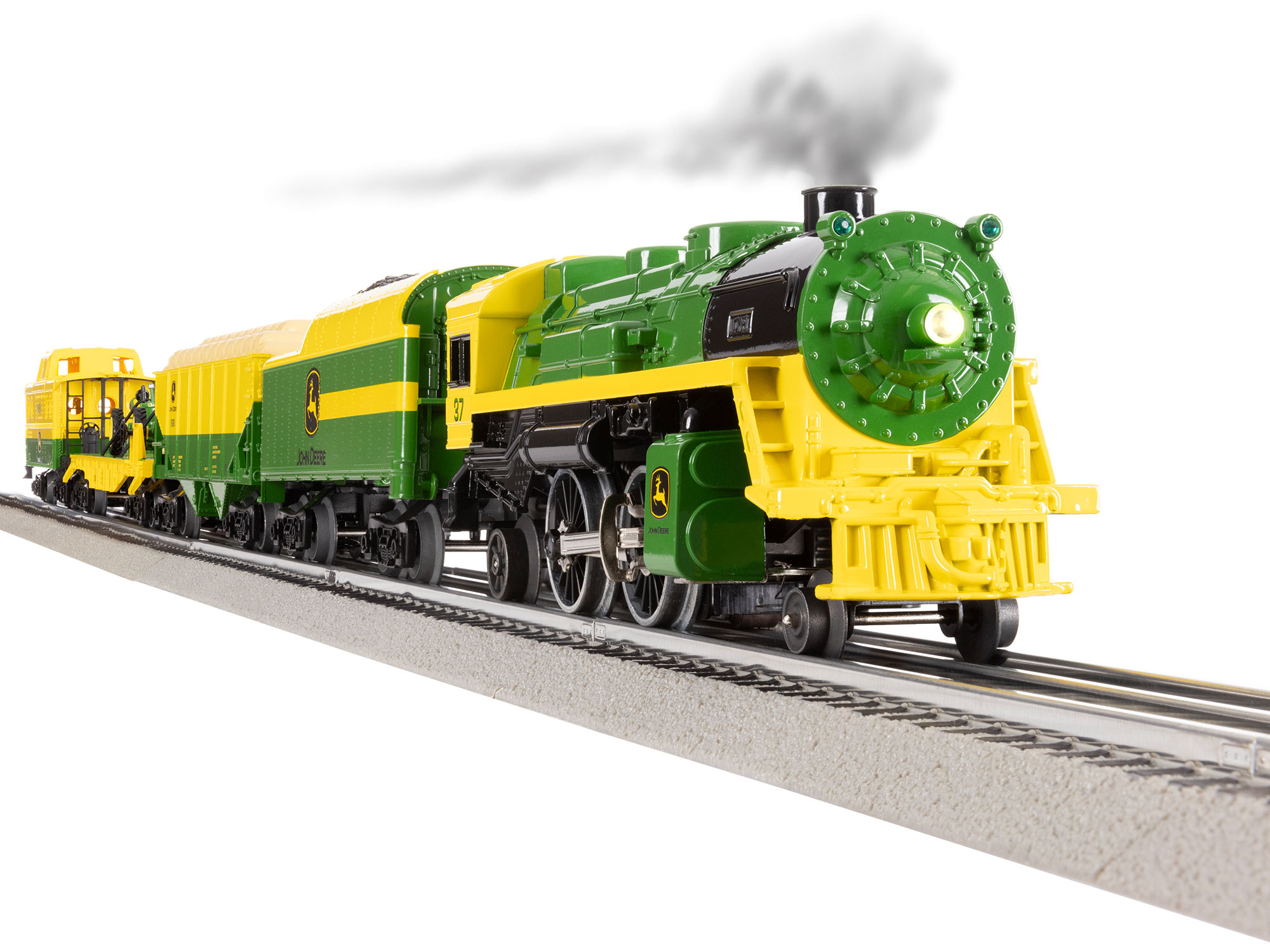 John Deere Steam Freight LionChief Set