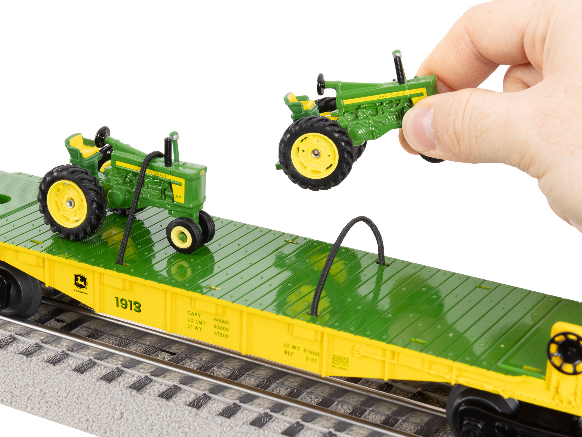 John Deere Steam Freight LionChief Set