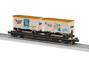 ACME 50' TOFC Flatcar w/2 20' Trailers