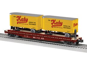 MKT 50' TOFC Flatcar w/ 20' Trailers