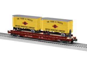 Texas & Pacific 50' TOFC Flatcar w/ 20' Trailers