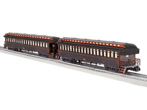 Halloween Wood Passenger Car 2-Pack C