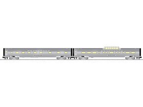 Chicago Burlington & Quincy 21" Passenger Car 2-Pack