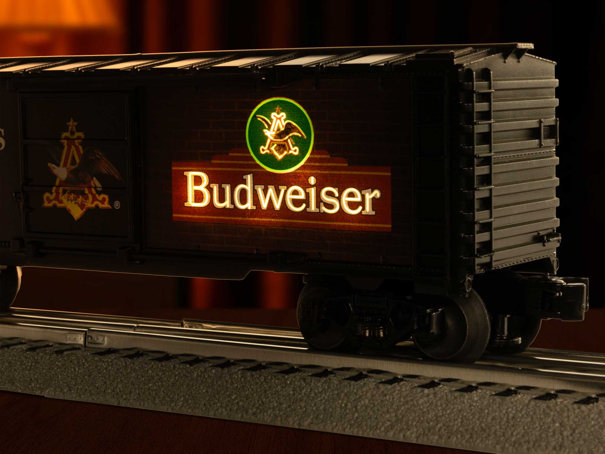 Budweiser Illuminated Bar Sign Reefer