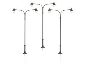 Double Arm Globe Light 3-Pack