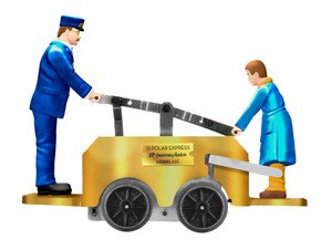 THE POLAR EXPRESS™ Gold Edition Windup Handcar