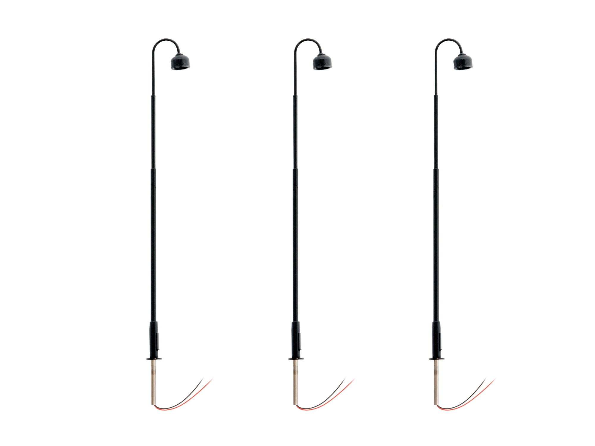 Single Arm Lamp - Black 3-Pack