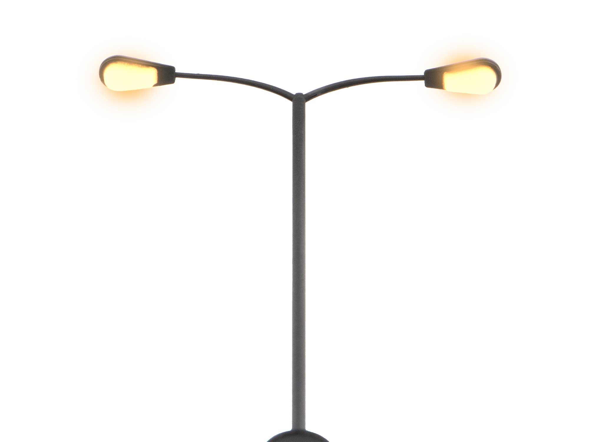 Double Arm Parking Lights - Black 3-Pack