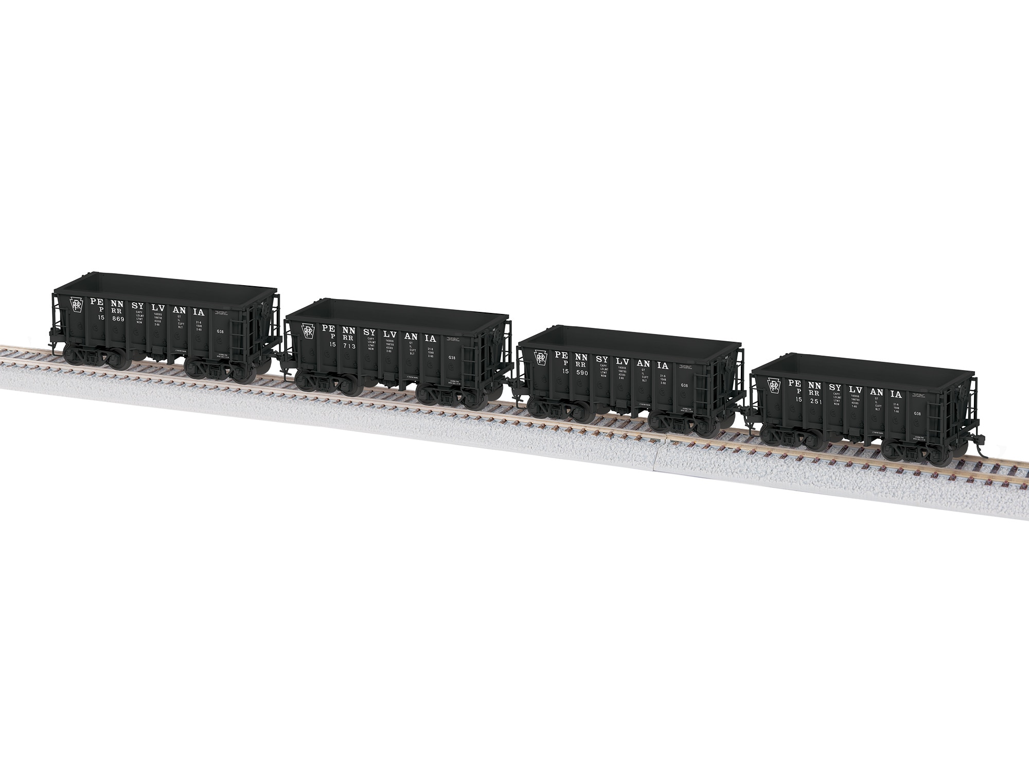 Pennsylvania G38 (as built) 4 pack 3 Nos. 15251, 15590, 15713, 15869