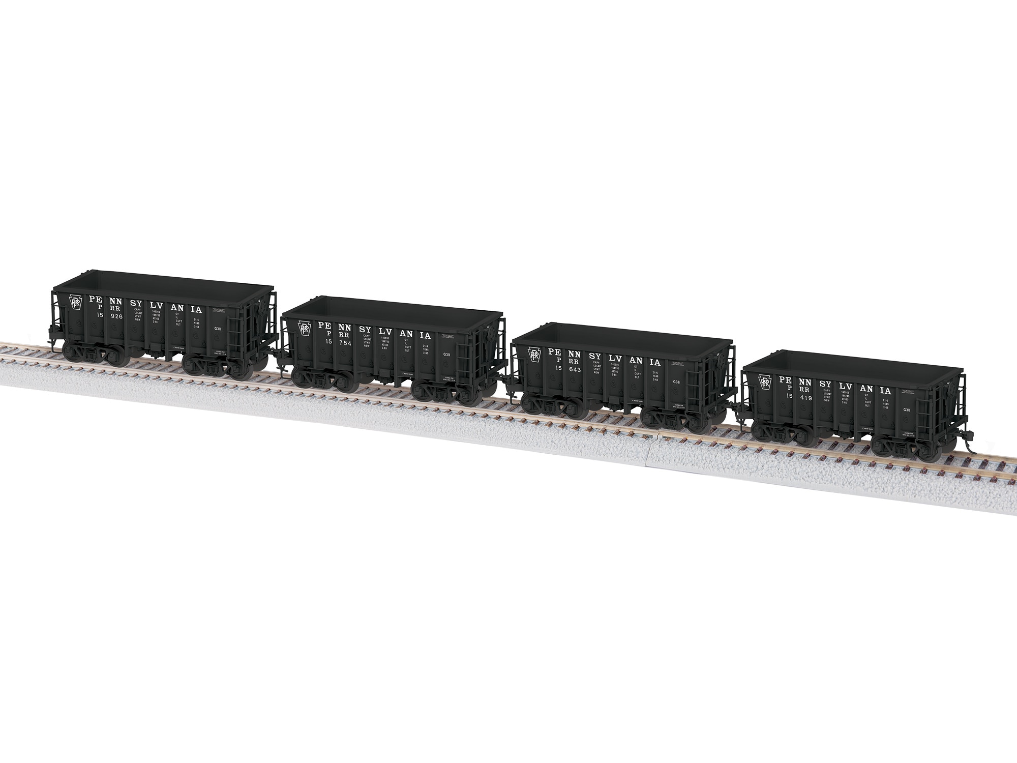 Pennsylvania G38 (as built) 4 pack 4 Nos. 15419, 15643, 15754, 15926