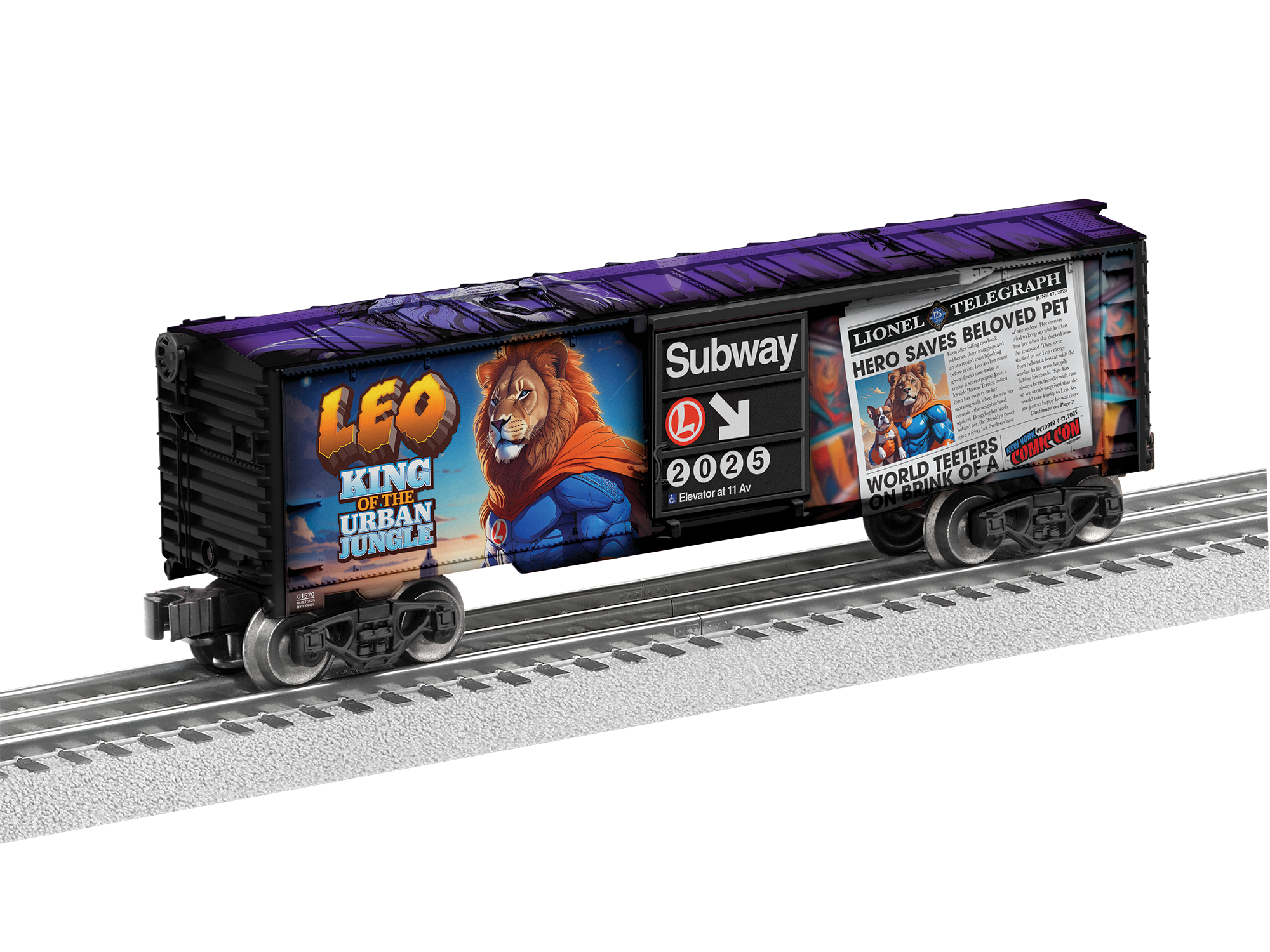 NYCC 125th Lenny King of the Jungle Boxcar