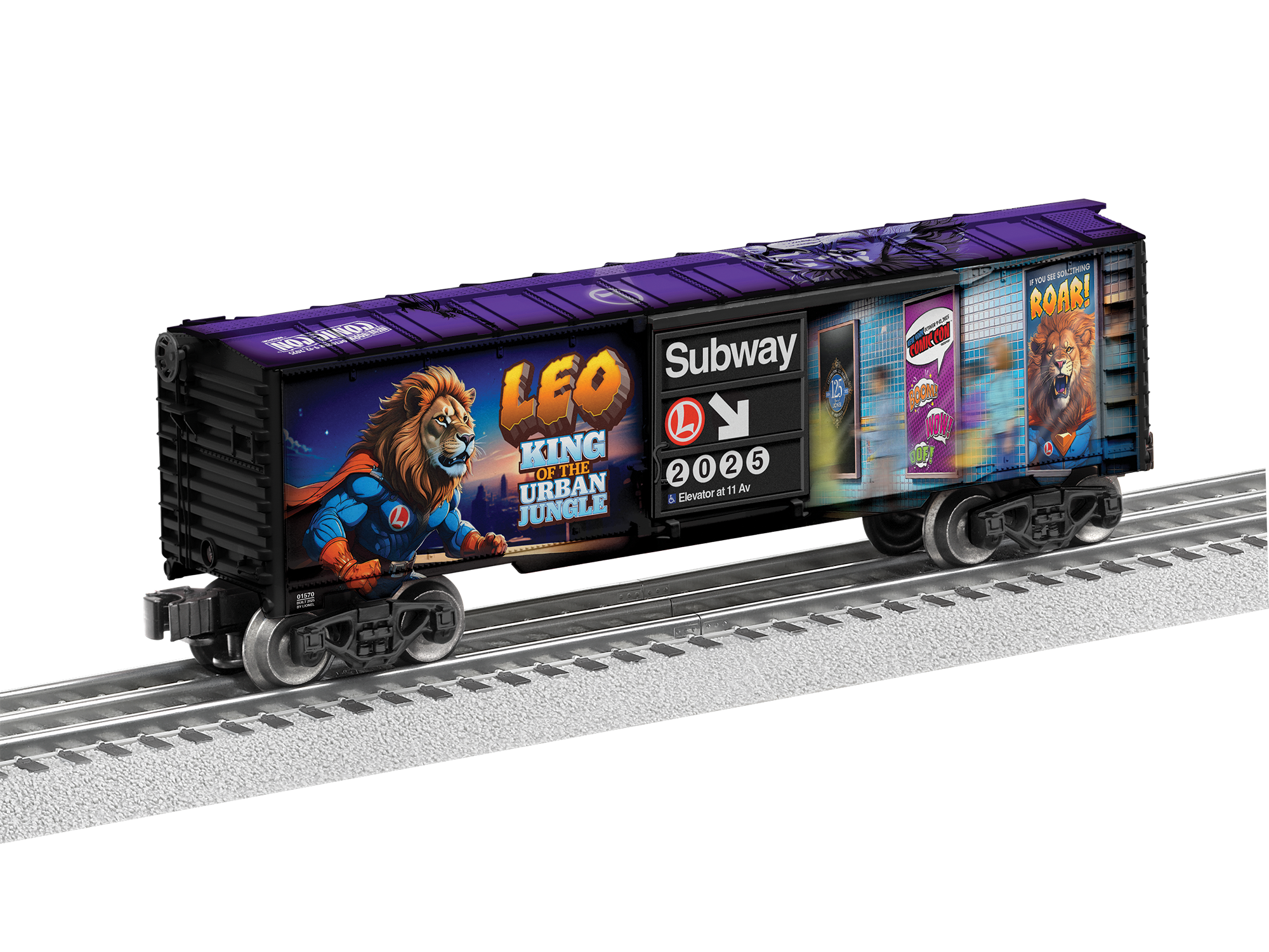 NYCC 125th Lenny King of the Jungle Boxcar