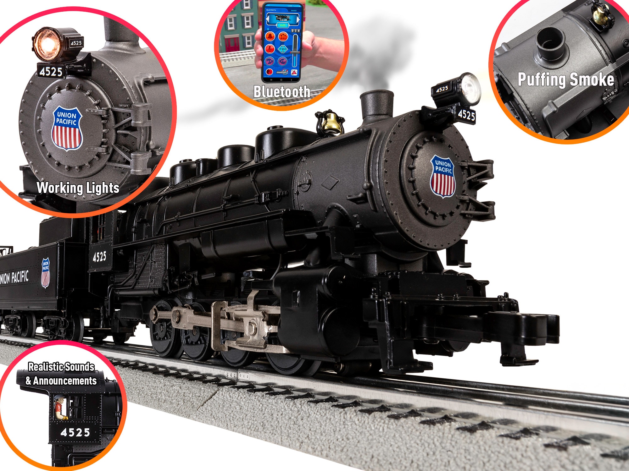 Union Pacific Flyer LionChief Set with Bluetooth 5.0
