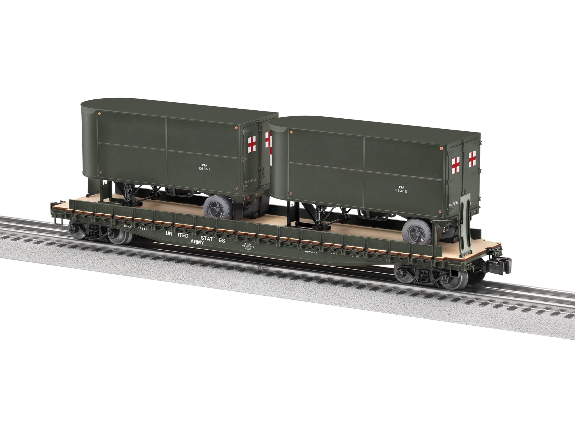 US Army TOFC # w/2 trailers #39514