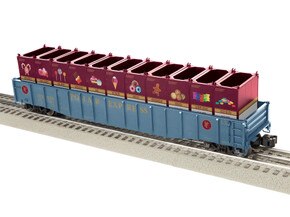 The Polar Express PS-5 Gondola w/cannisters #122525