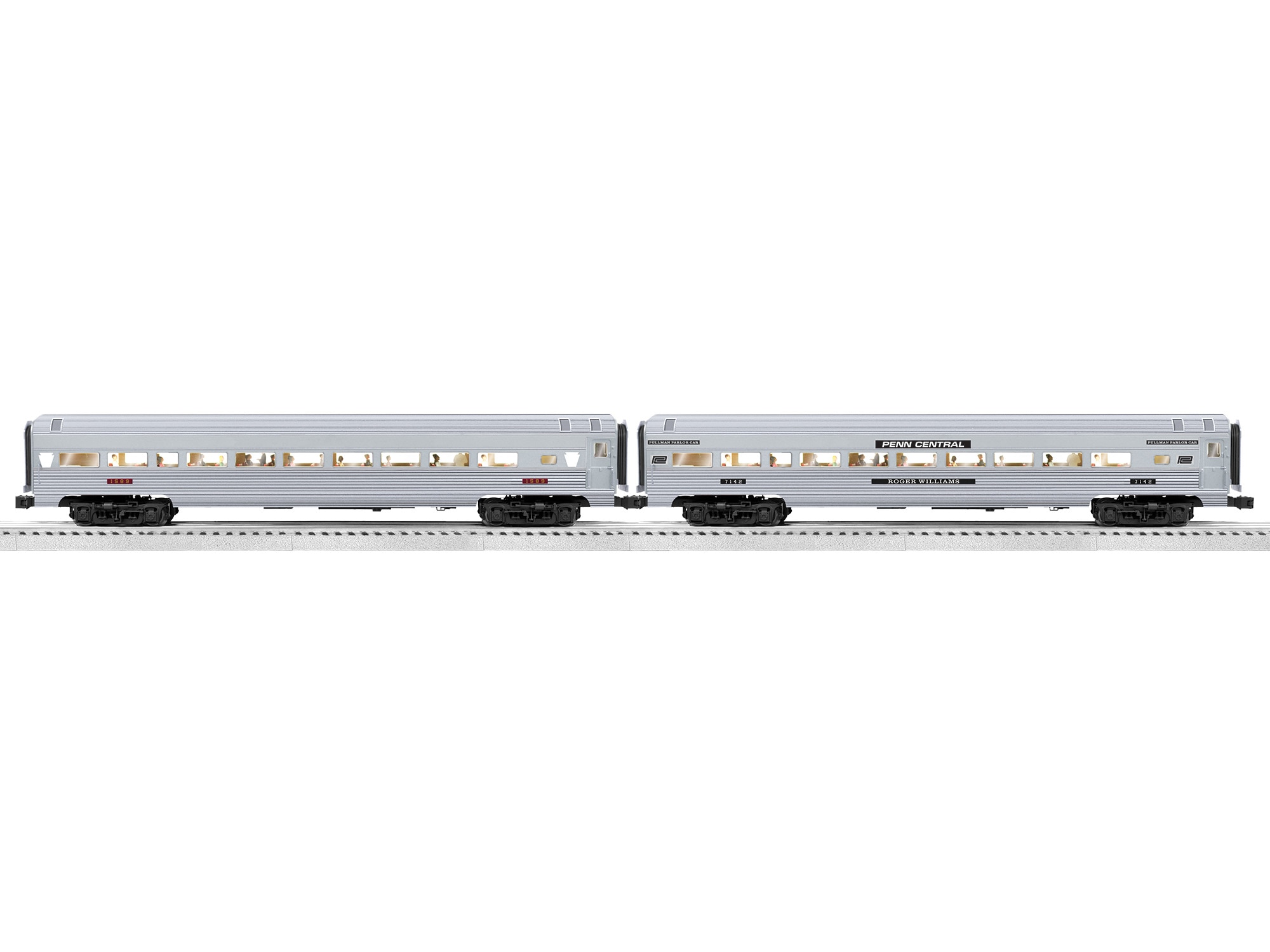 Penn Central 18" Aluminum Coach 2 Pack
