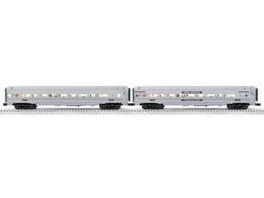 Penn Central 18" Aluminum Coach 2 Pack
