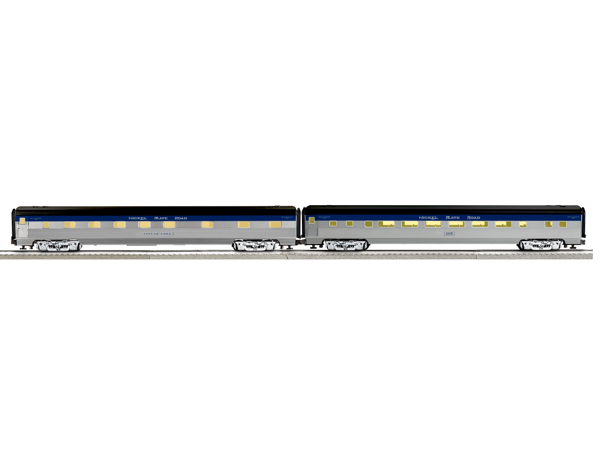 Nickel Plate 21" Passenger 2 pack