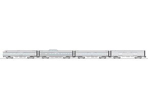 Santa Fe 15" Aluminum Passenger Car 4 Pack