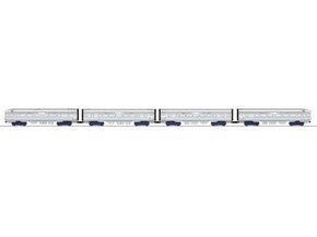 Reading 15" Aluminum Passenger Car 4 Pack