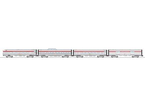 Southern Pacific 15" Aluminum Passenger Car 4 Pack