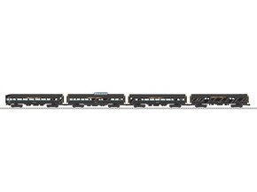Lionel 125 Ltd 15" Aluminum Passenger Car 4 pack