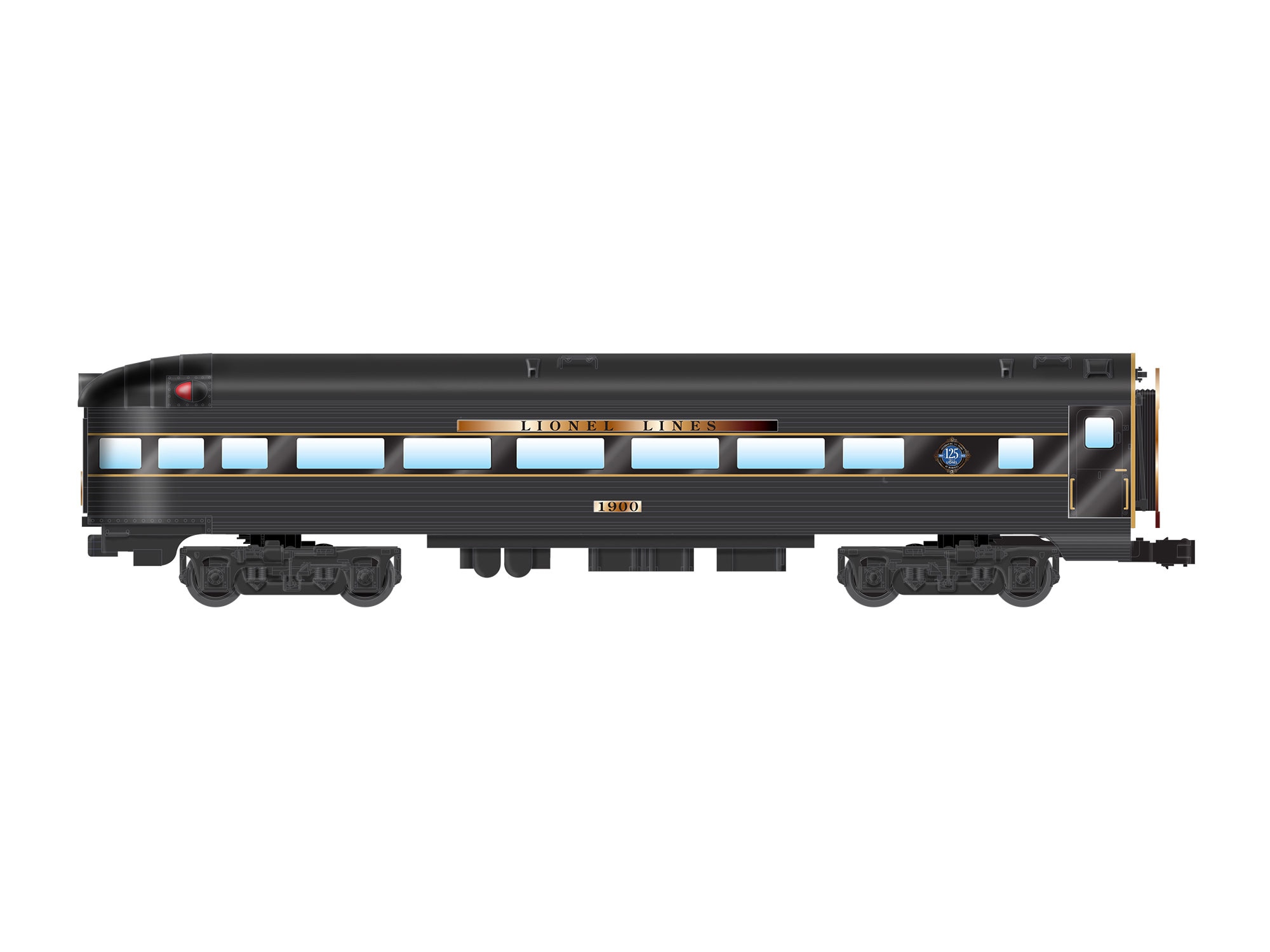 Lionel 125 Ltd 15" Aluminum Passenger Car 4 pack