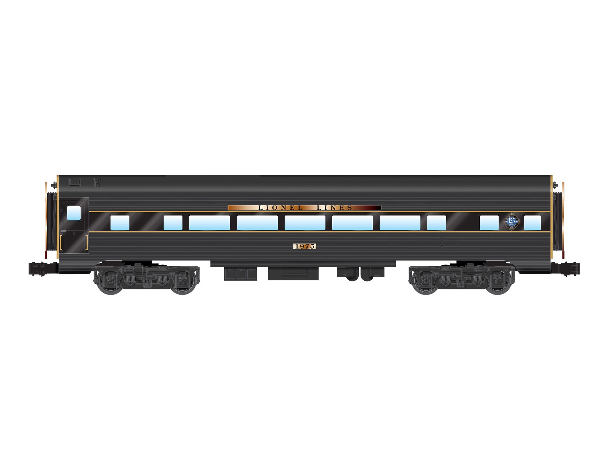 Lionel 125 Ltd 15" Aluminum Passenger Car 4 pack
