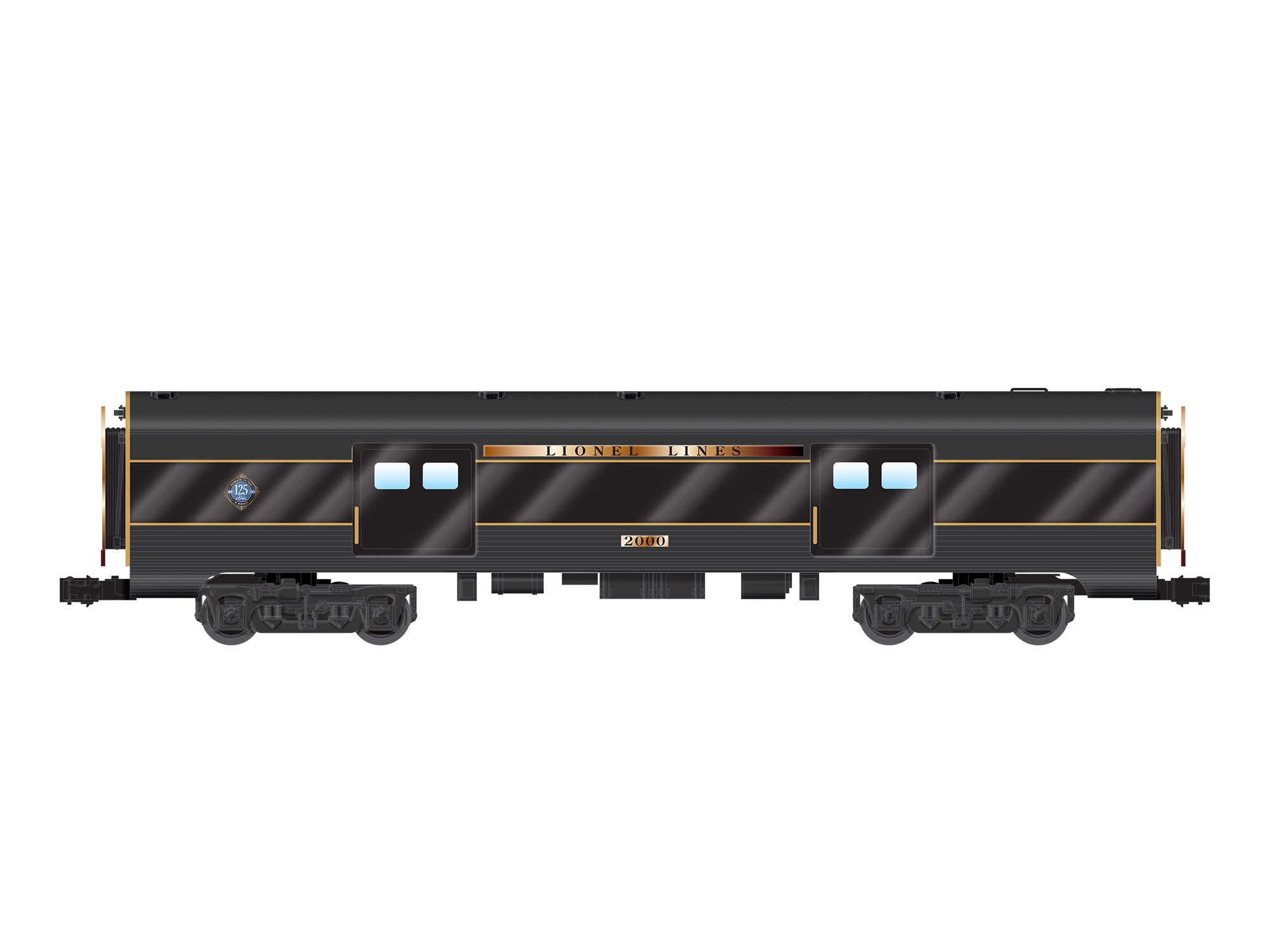 Lionel 125 Ltd 15" Aluminum Passenger Car 4 pack