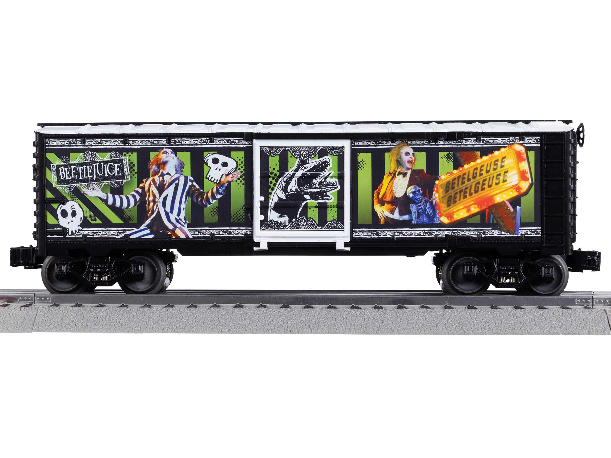 Beetlejuice lighted boxcar
