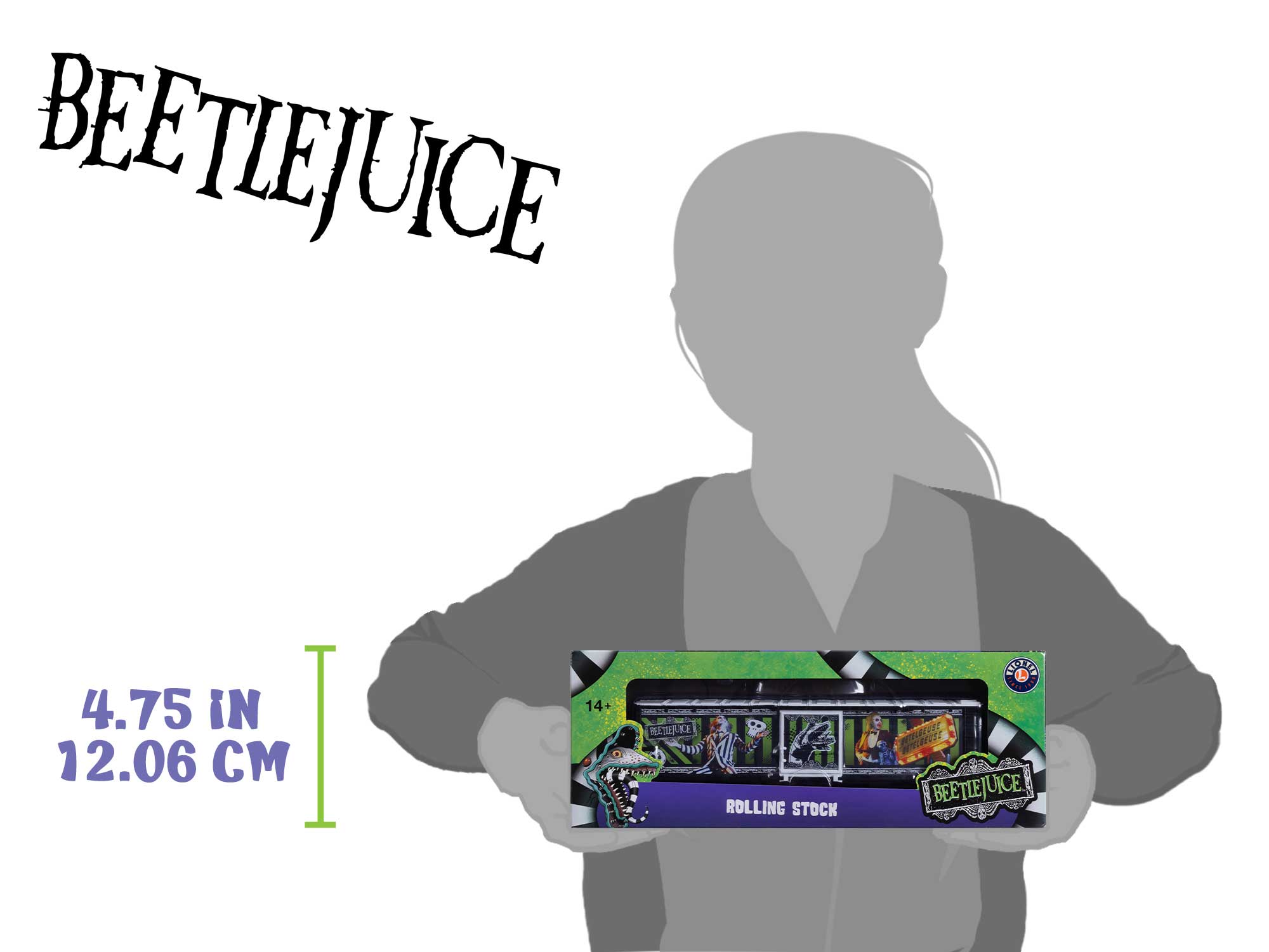 Beetlejuice lighted boxcar