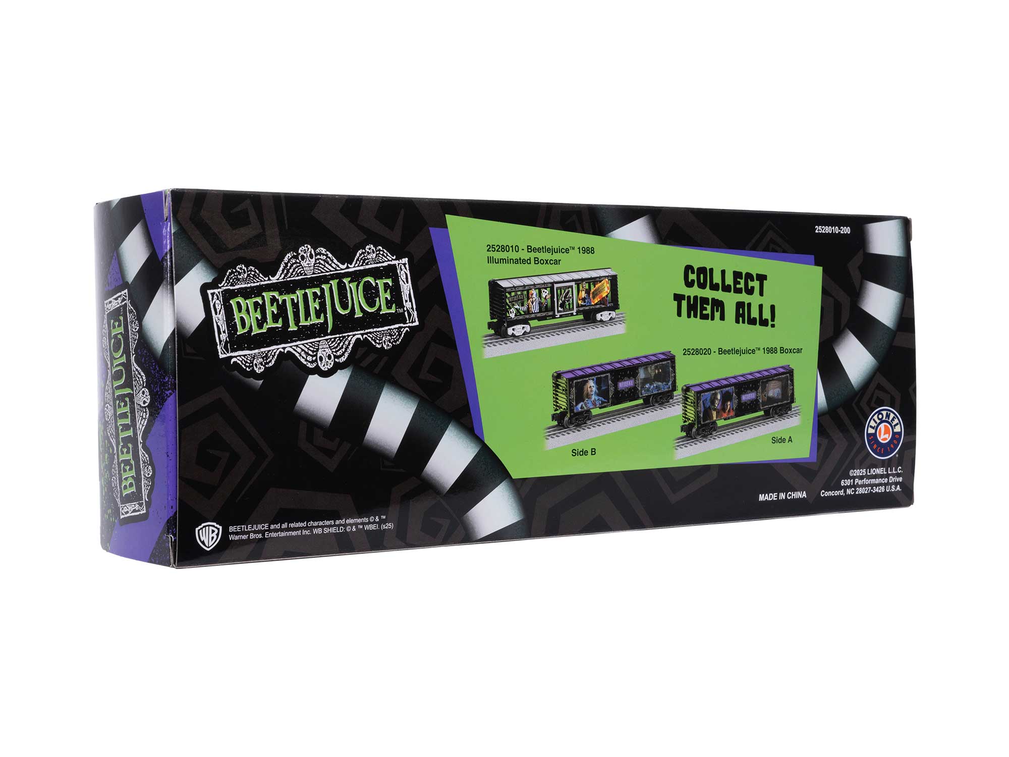 Beetlejuice lighted boxcar