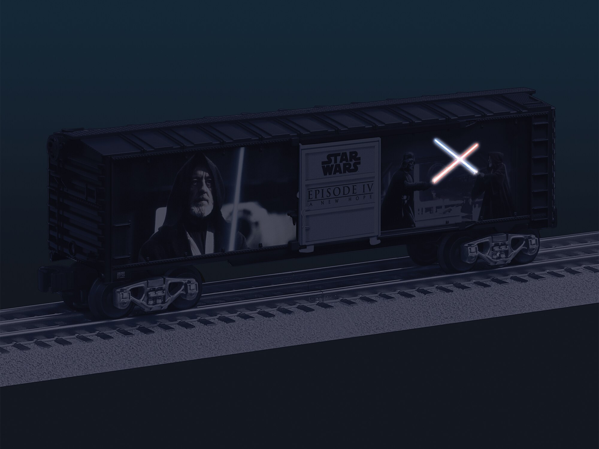 STAR WARS™ Lightsaber Series Illuminated Boxcar - Darth Vader v. Obi-Wan Kenobi