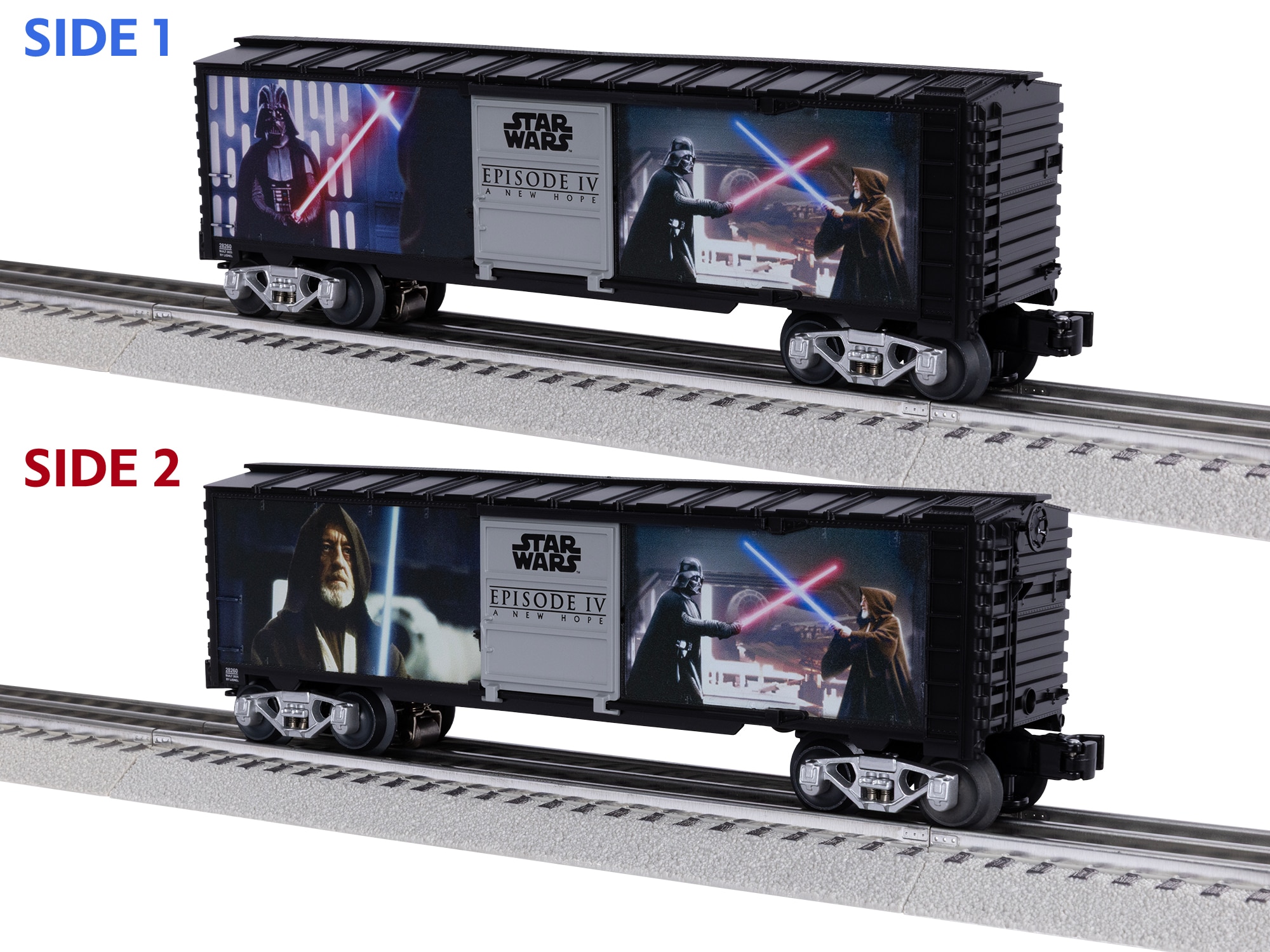 STAR WARS™ Lightsaber Series Illuminated Boxcar - Darth Vader v. Obi-Wan Kenobi