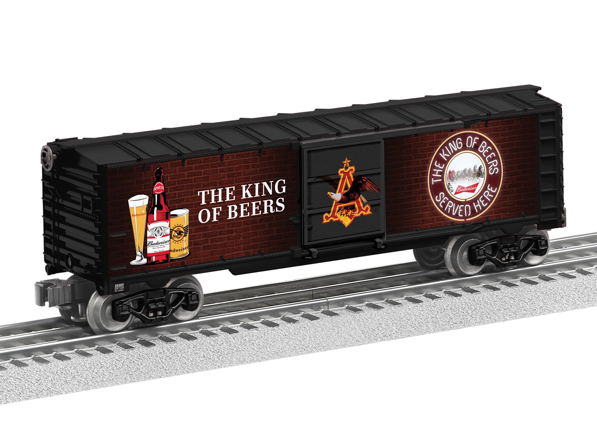 Budweiser Illuminated Bar Sign #2 Boxcar