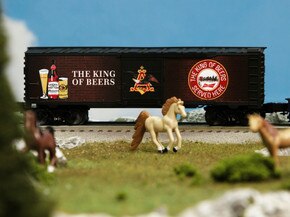 Budweiser Illuminated Bar Sign #2 Boxcar