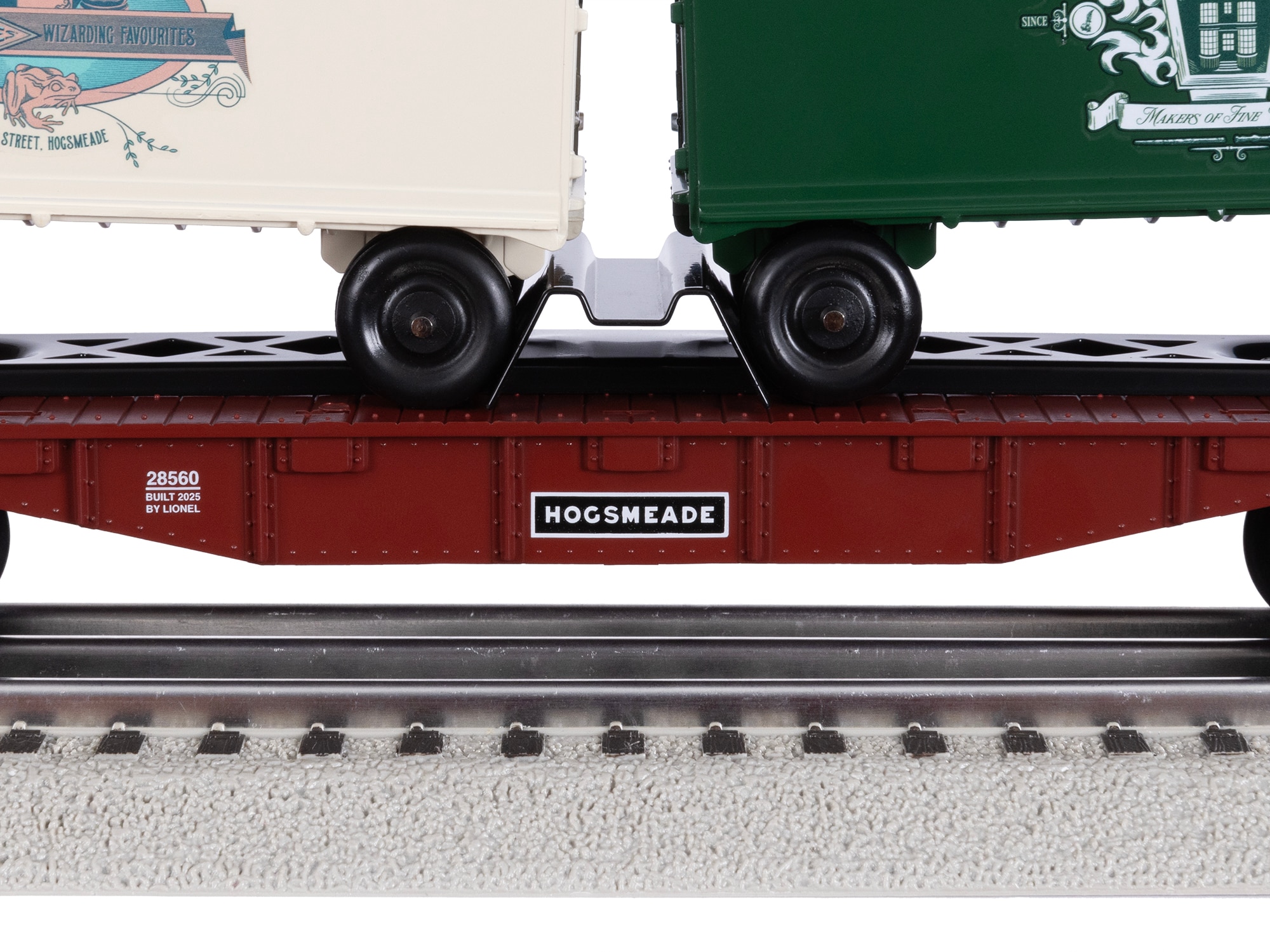Harry Potter Hogsmeade Flatcar with Piggyback Trailer