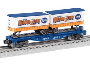 Lionel Kiddie City Flatcar with Piggyback Trailers