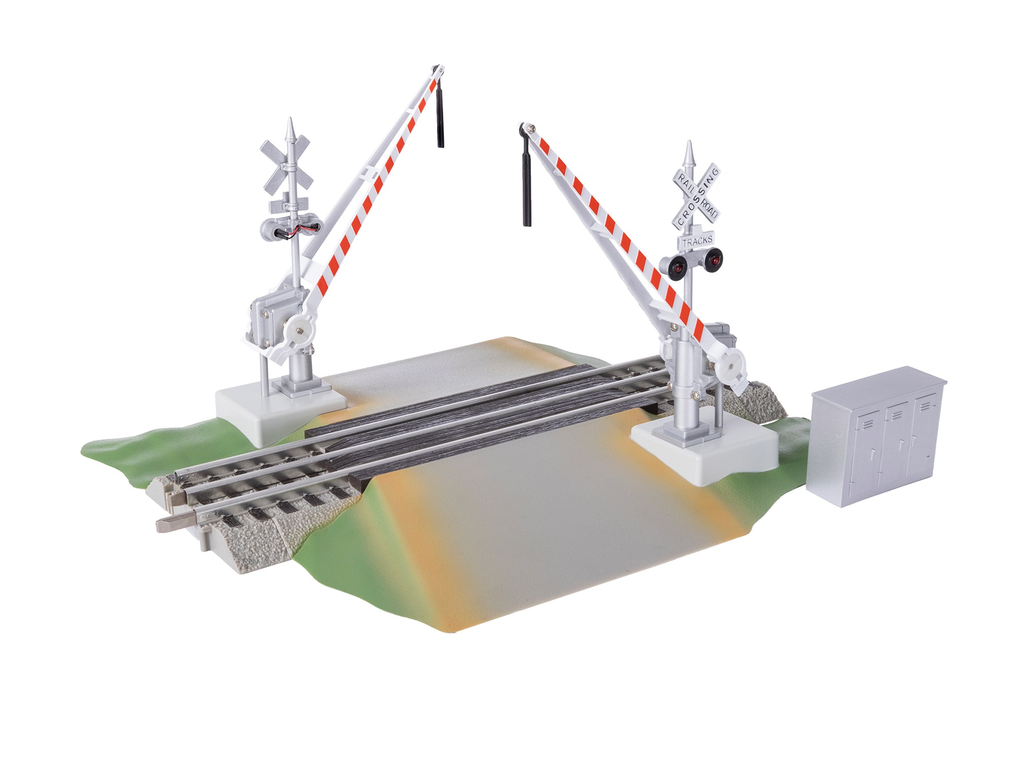 FasTrack Grade Crossing with Gates & Flashers (UPDATED)