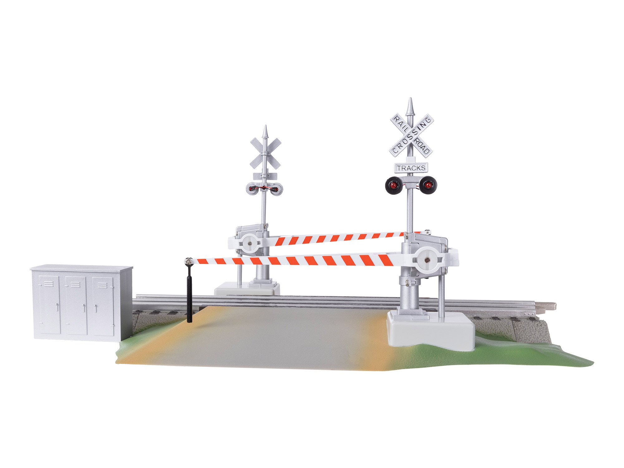 FasTrack Grade Crossing with Gates & Flashers (UPDATED)